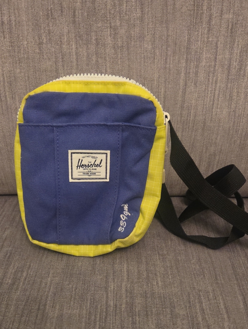 Herschel Supply Company Blue & Yellow Crossbody Belt Bag